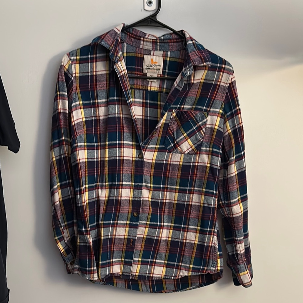Women’s Plaid Shirt - Multicolor